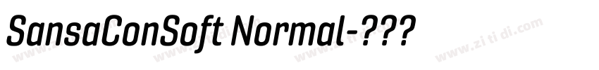 SansaConSoft Normal字体转换